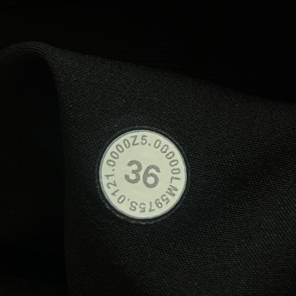 Lululemon commission pants slim black 36x31 - Picture 9 of 12